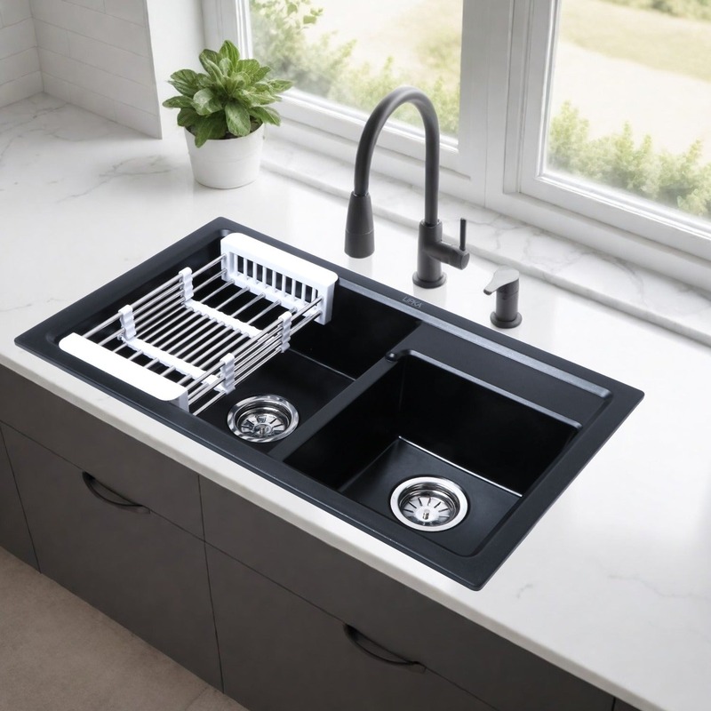 Chậu rửa bát 2 hố inox 304